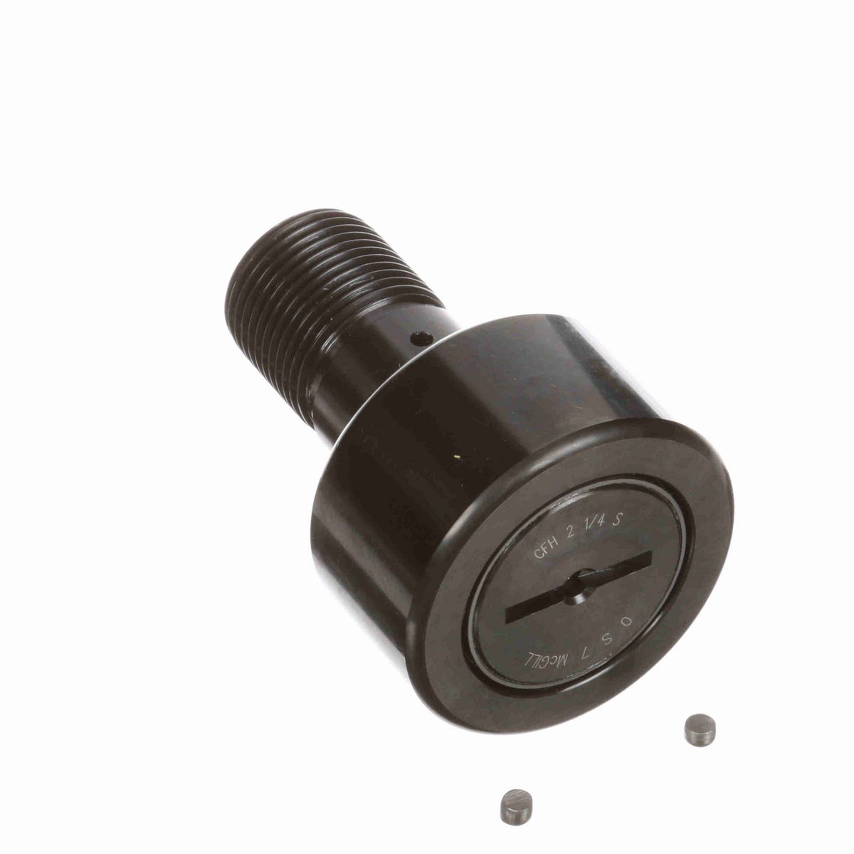 Опорный ролик с цапфой McGill Heavy Stud CAMROL CFH 2 1/4 S, цилиндрический, с уплотнением, со шлицем под отвёртку, дюймовый