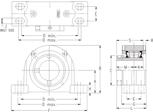 Подшипник Timken QMPF13J207S
