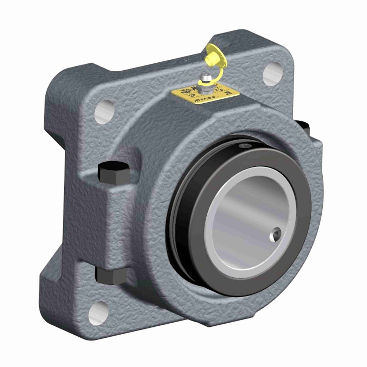 Sealmaster Mounted Cast Iron Four Bolt Flange Tapered Roller - 52100 Bearing Steel - Collar Mount Lock - RFBA 104