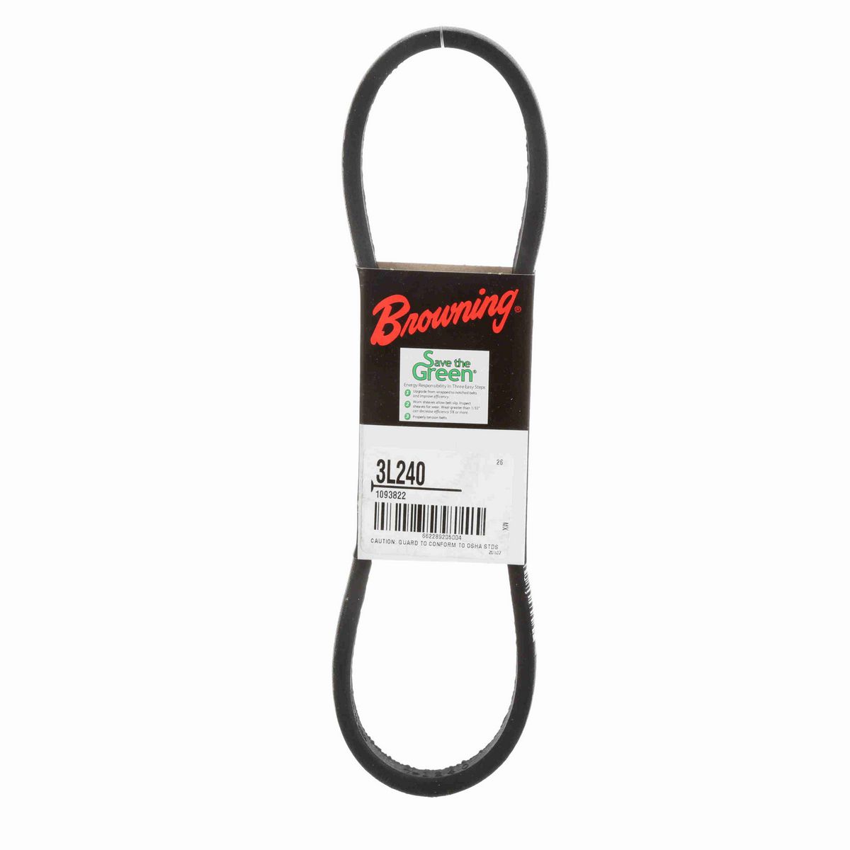 Browning Rubber FHP Belt - 3L240