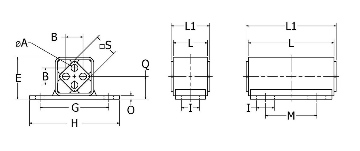 RunRight® Rubber Suspension Units - Type RSF A Timken 68514480073