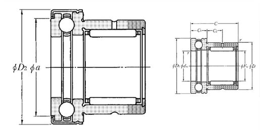 Комбинированный подшипник NTN NKX10T2Z