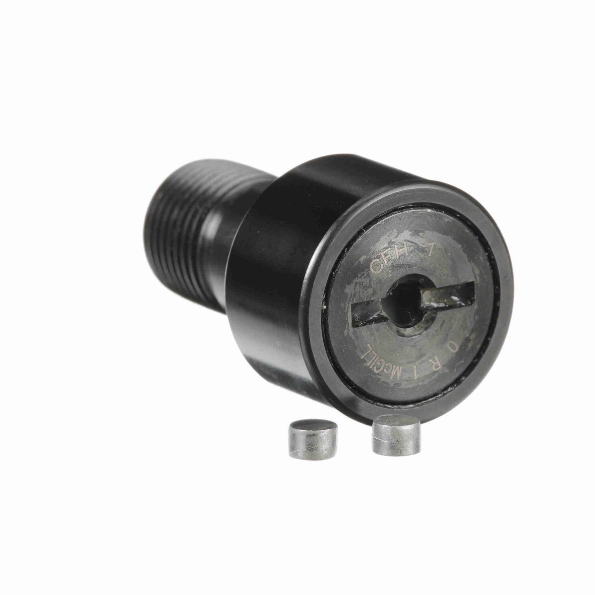 Опорный ролик с цапфой McGill Heavy Stud CAMROL CFH 1, цилиндрический, со шлицем под отвёртку, дюймовый
