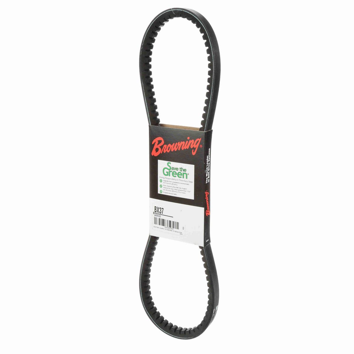 Browning EPDM Notched Belt 98% Efficient - BX37