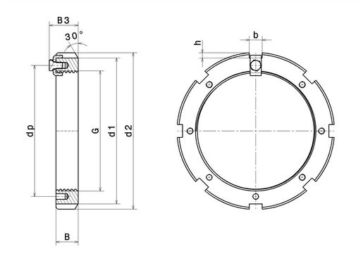 Гайка SNR HM30/530