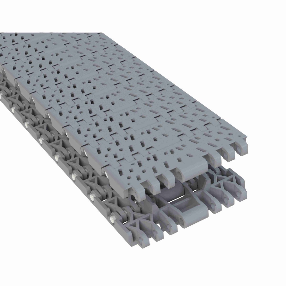 1001FG Straight Running Flush Grid, Material: Silver Platinum Series™ X, Width: 84mm, Pitch: 1in - 876.38.70