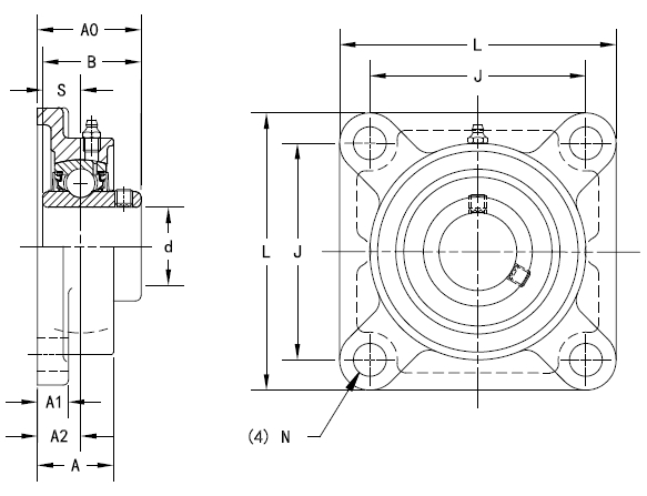 Подшипник Timken UCF326