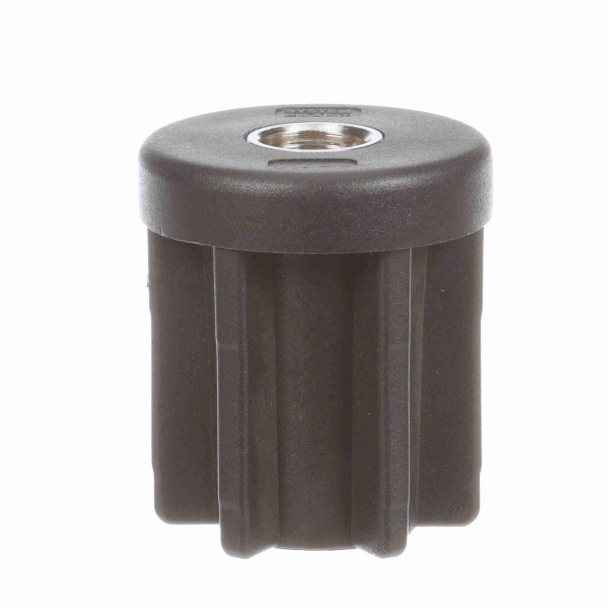 System Plast Tube End (Round); Series: TE-R4815, Thread: M16 for a 1-1/2" Sch. 5 Pipe - TE-R4815-BM16