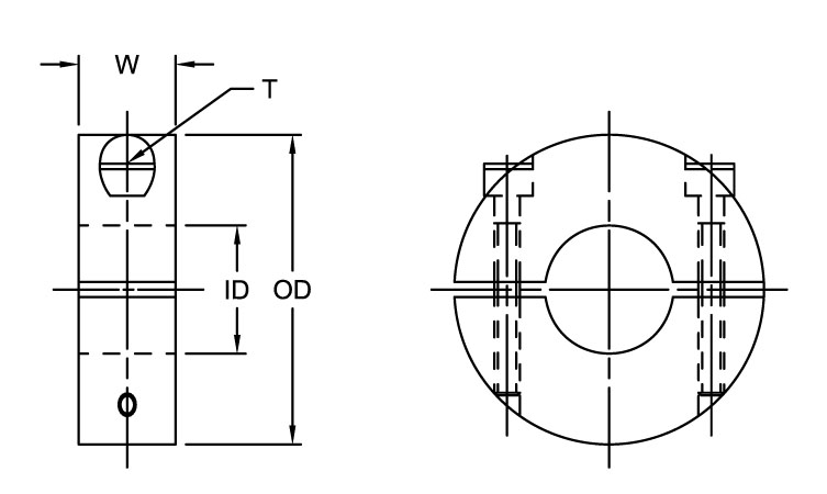 Two-Piece Split Shaft Collars - Imperial Timken 68514463263