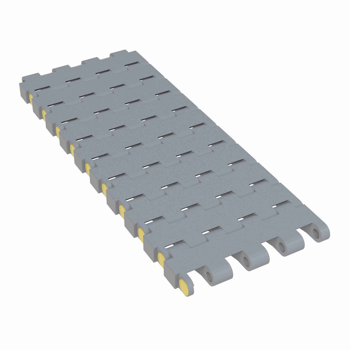5935 Straight Running Solid Top, Material: Silver Platinum Series™ X, Width: 3in, Pitch: 0.75in - 10613608