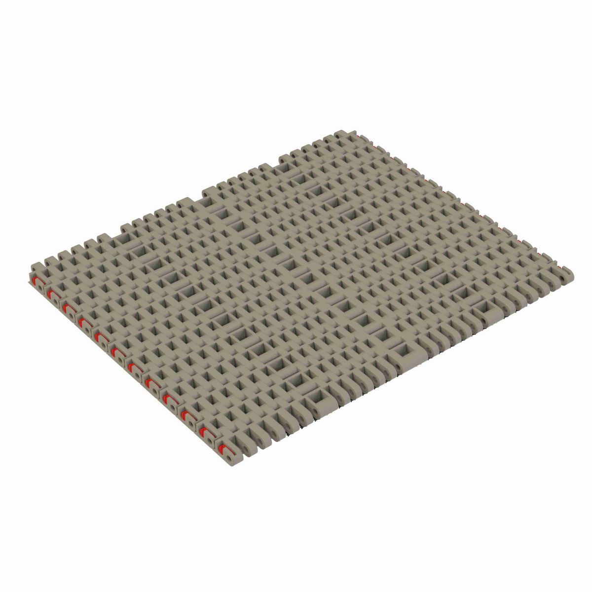 7705 SuperGrip™ Straight Running SuperGrip™, Material: Grey Tough Composite, Width: 18in, Pitch: 1in - 10384014