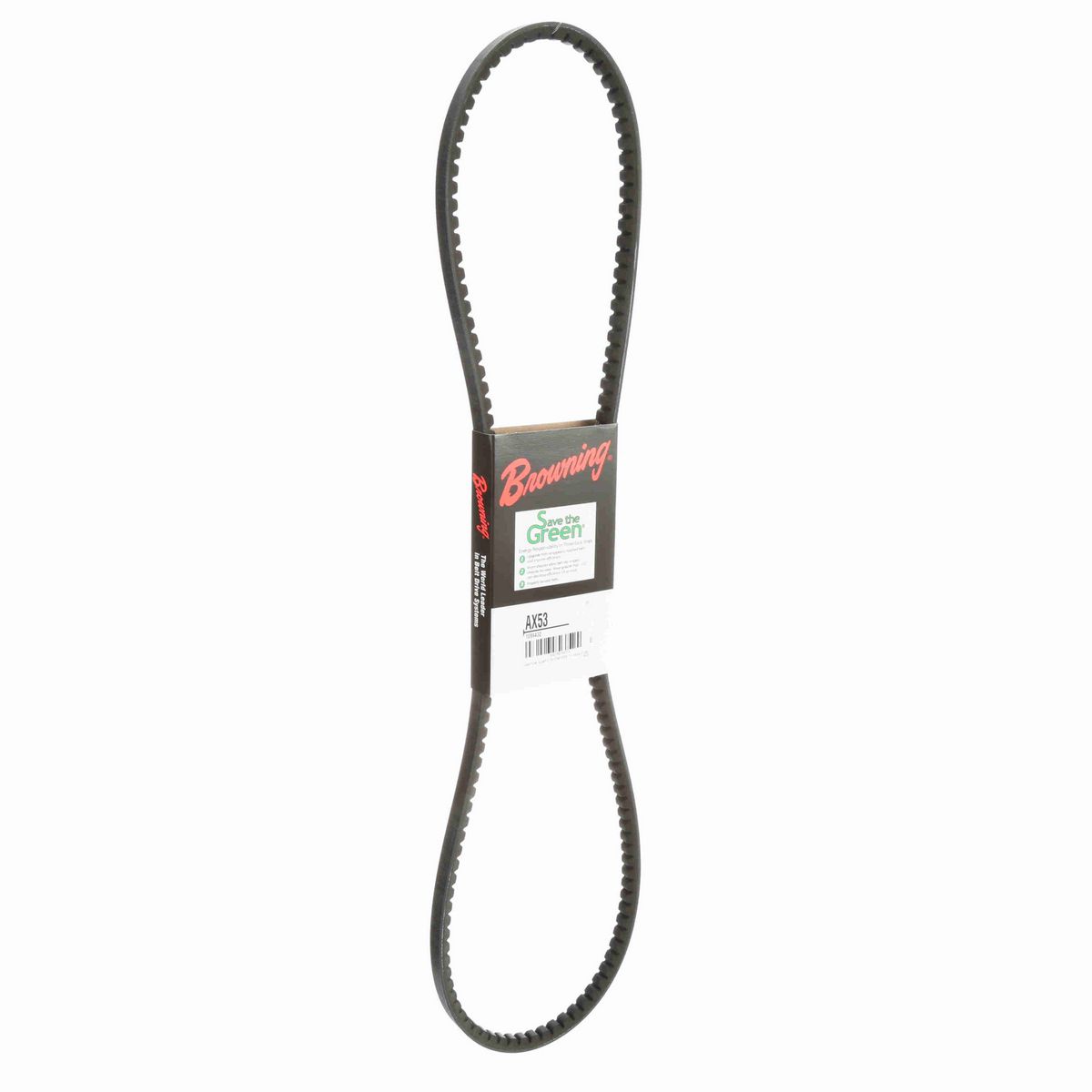 Browning EPDM Notched Belt 98% Efficient - AX53